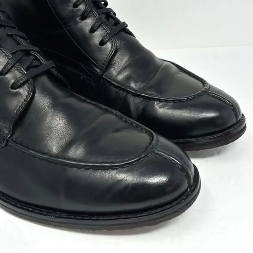 Cole Haan Air Harrison Boots Men’s 10.5 Leather Ankle Black Smart Split Toe City